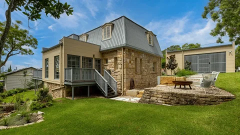 Completed renovation & deck extension on Toowong property with building design by Three Stems Brisbane