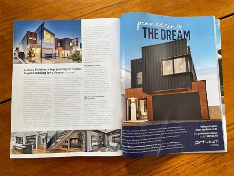 Display home designed by Stella Franks featured in Grand Designs Australia issue 8.6